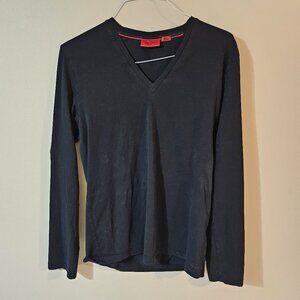 Hugo Boss Red Label Men's Long Sleeve V Neck Shirt - Size XL